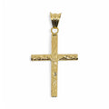 Kreuz-Anhänger mit Christus-Relief aus 18 Karat Gelbgold