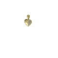Ciondolo cuore in oro giallo 375 Igold con zirconi