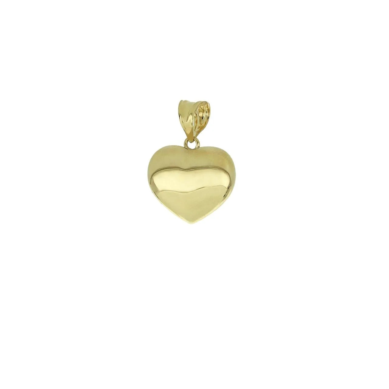 Ciondolo cuore liscio in oro giallo 375 Igold P242O2