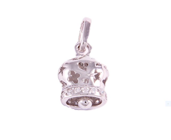 Ciondolo donna campanella capri traforata in argento 925