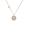 Collana Donna AMEN CPHR3 in Argento 925 Ciondolo Cuore inciso con Cuore Pendente