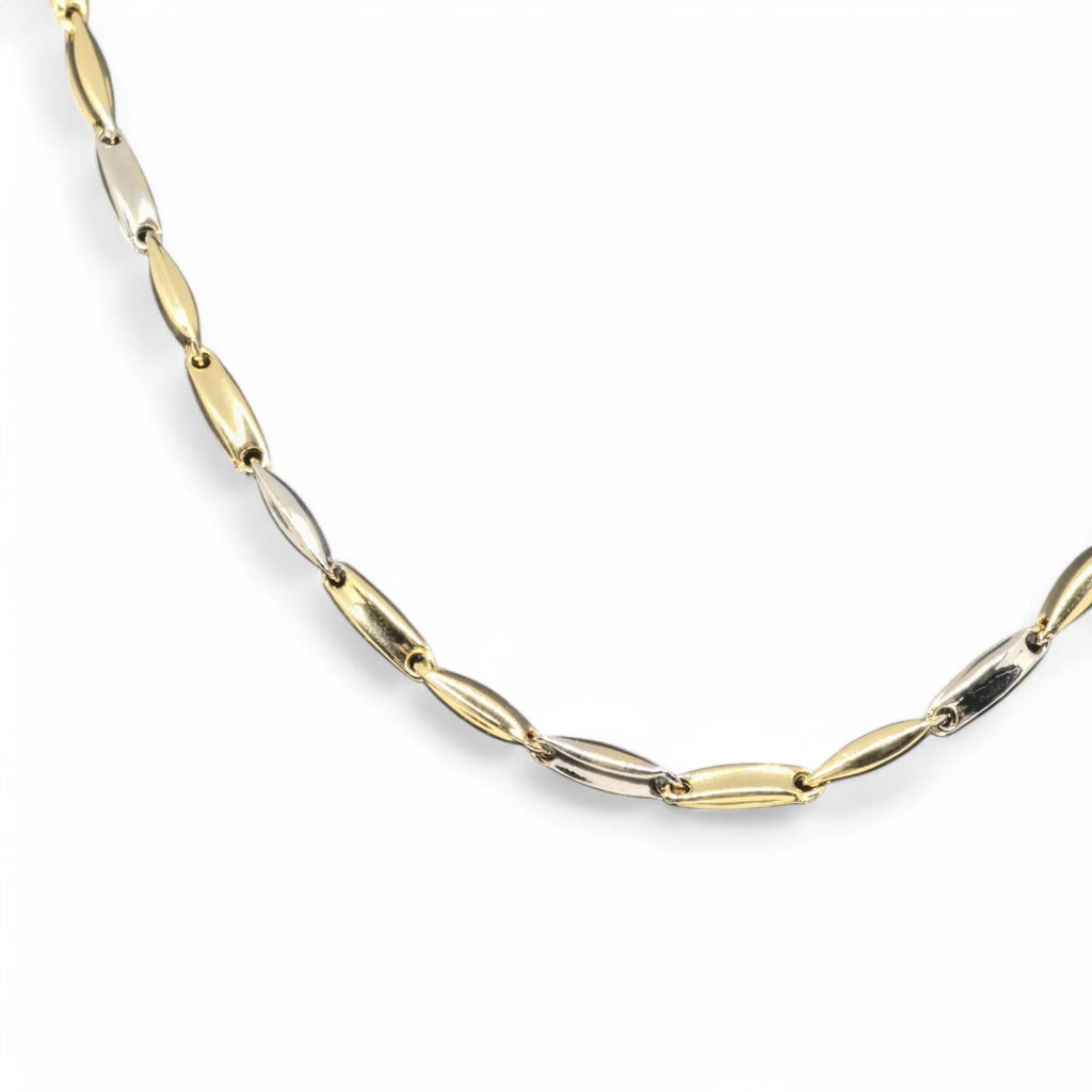 Collana Bicolore in Oro 18kt Eleganza e Stile Italiano