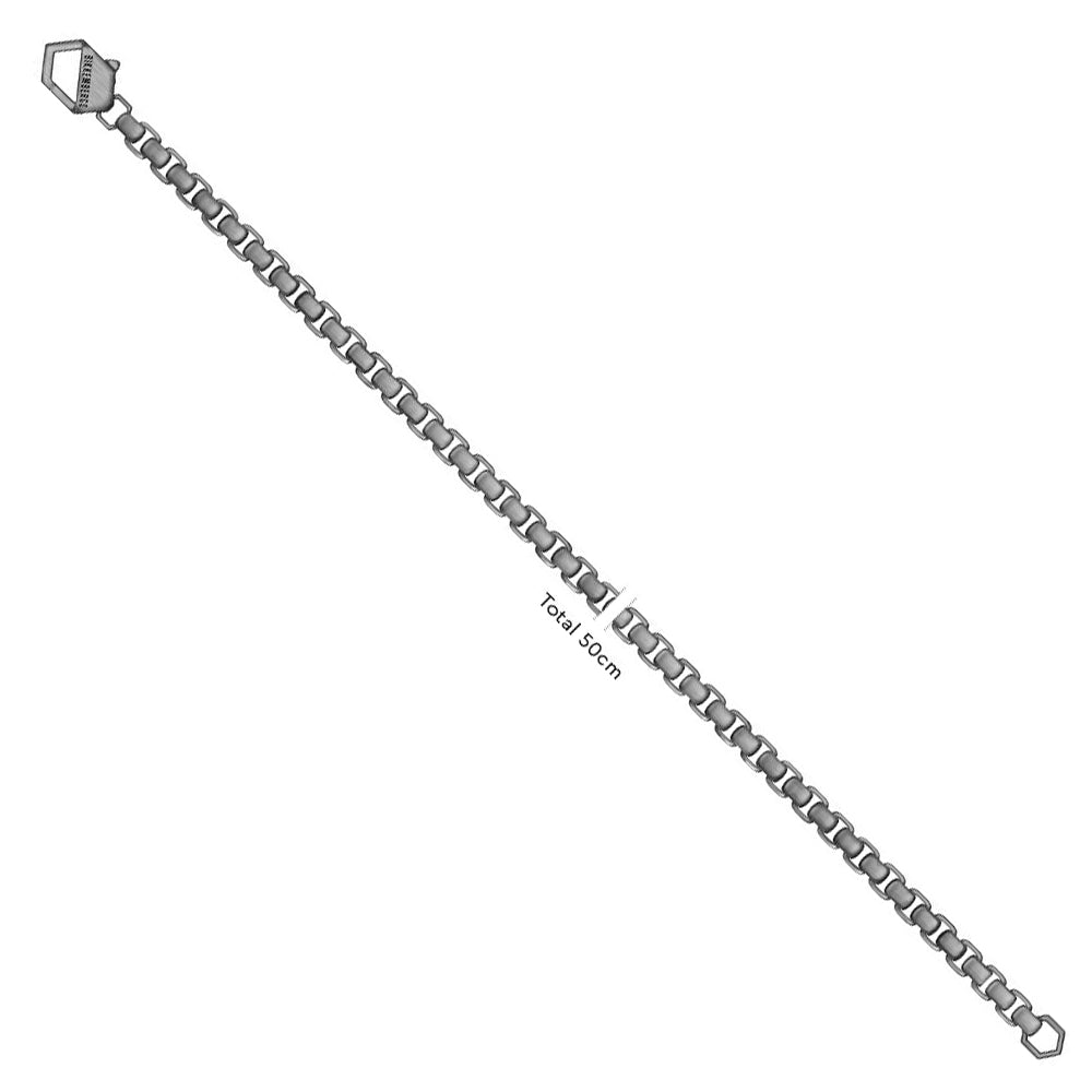 Bikkembergs Herrenhalskette aus Edelstahl und Diamant skin02wv
