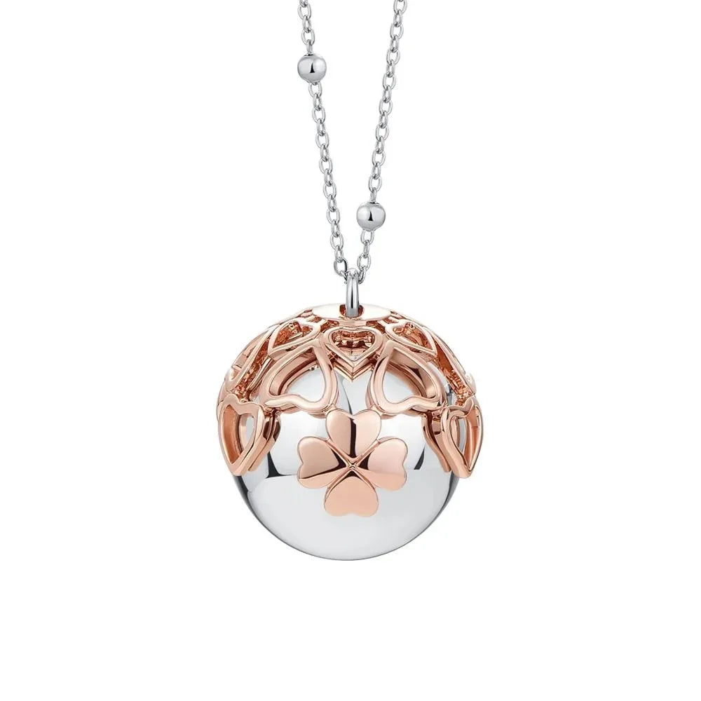 Collana Chiama Angeli Luca Barra con cuori e quadrifoglio ck2271