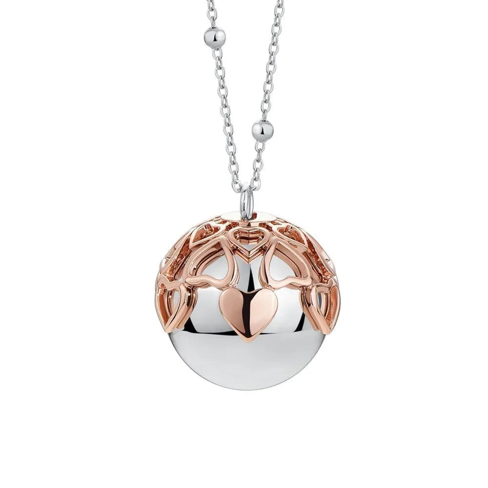 Collana Chiama Angeli Luca Barra con cuori rosa ck2269