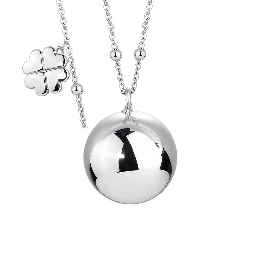Collana Chiama Angeli Luca Barra con quadrifoglio ck2266