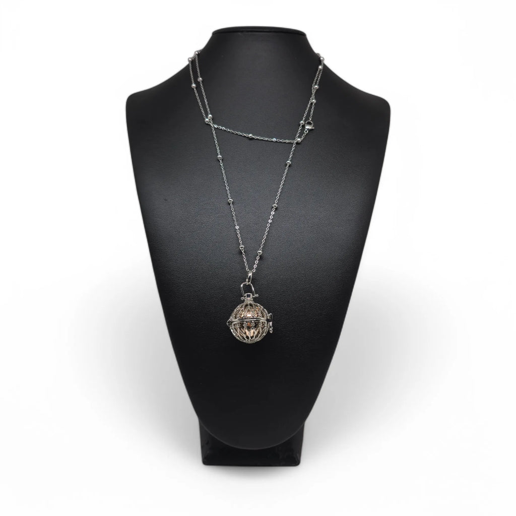 Engelsrufer-Halskette aus Edelstahl, Schutzschmuck