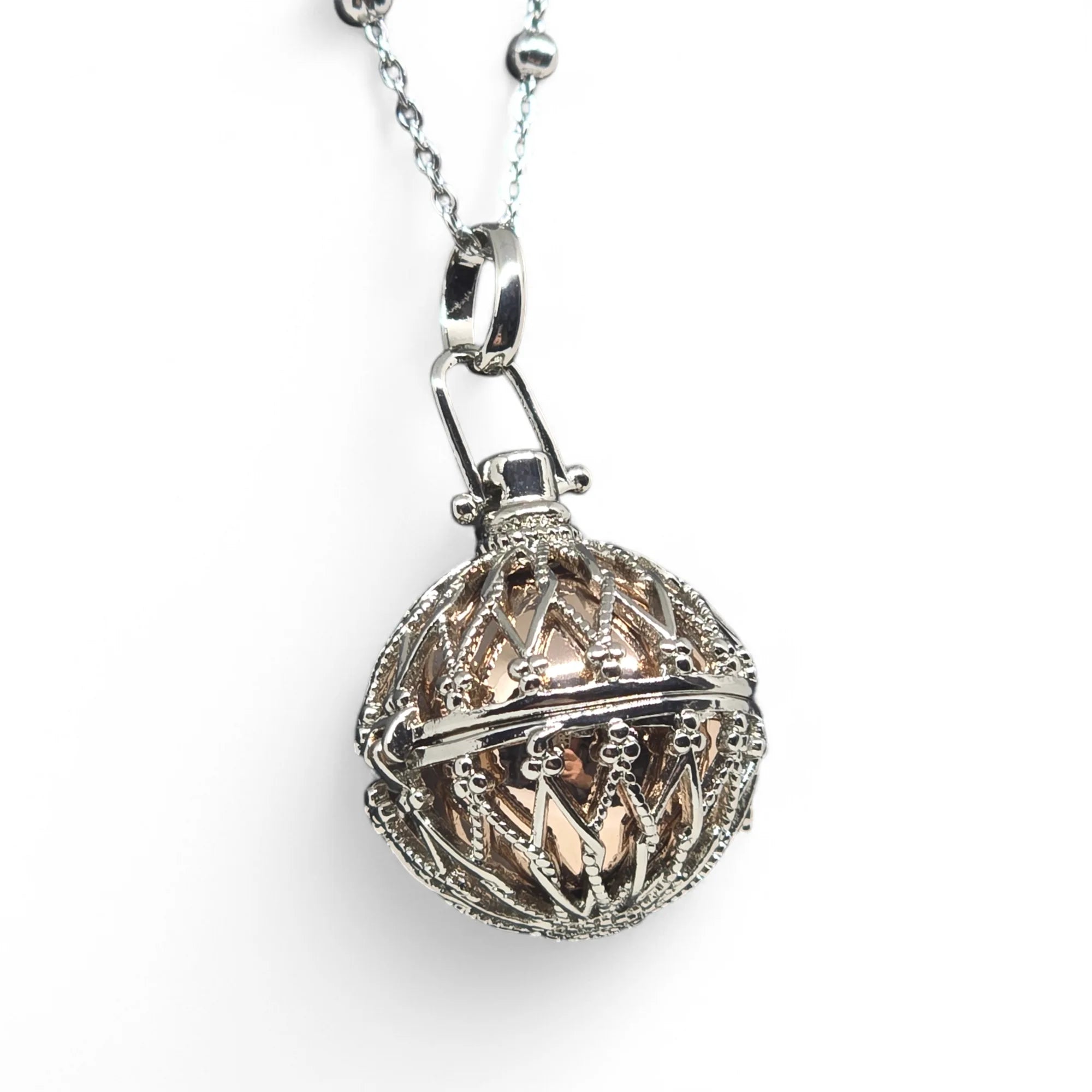 Engelsrufer-Halskette aus Edelstahl, Schutzschmuck