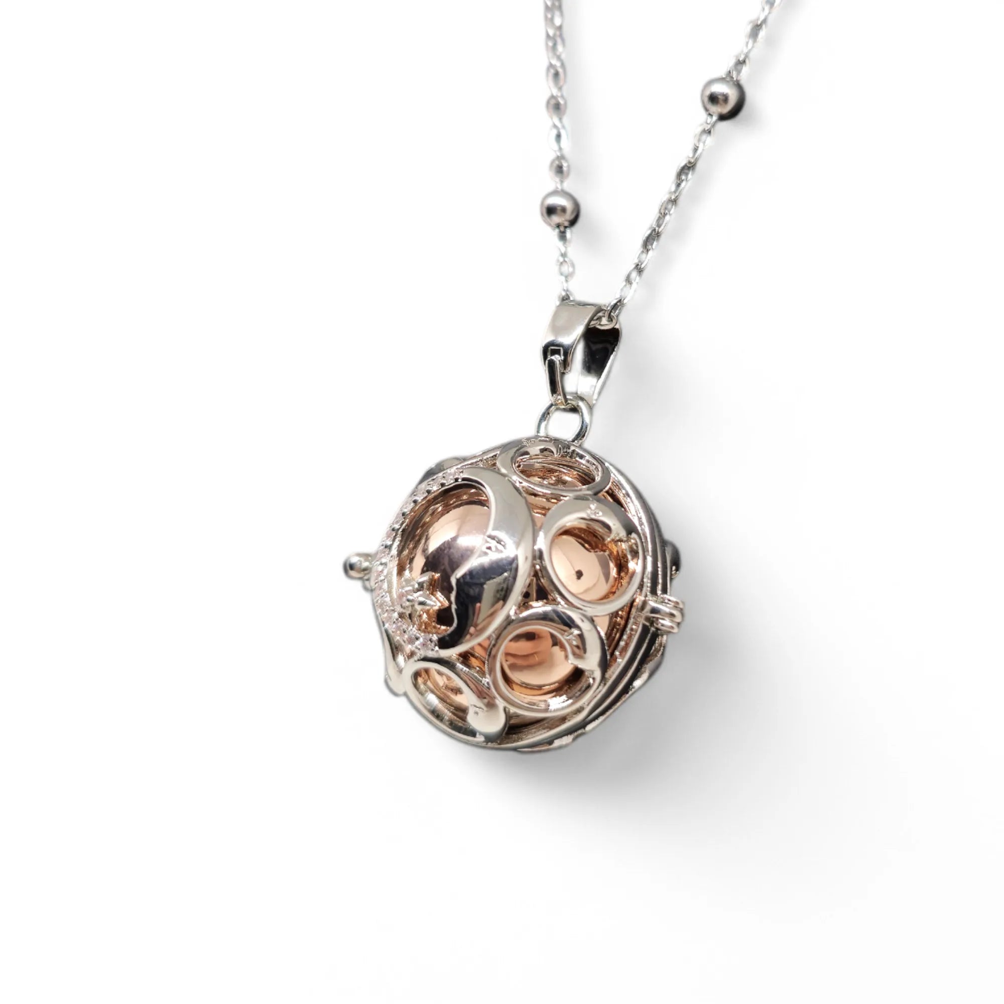 Collana Chiama Angeli in Acciaio Inox Gioiello Spiritualità e Protezione