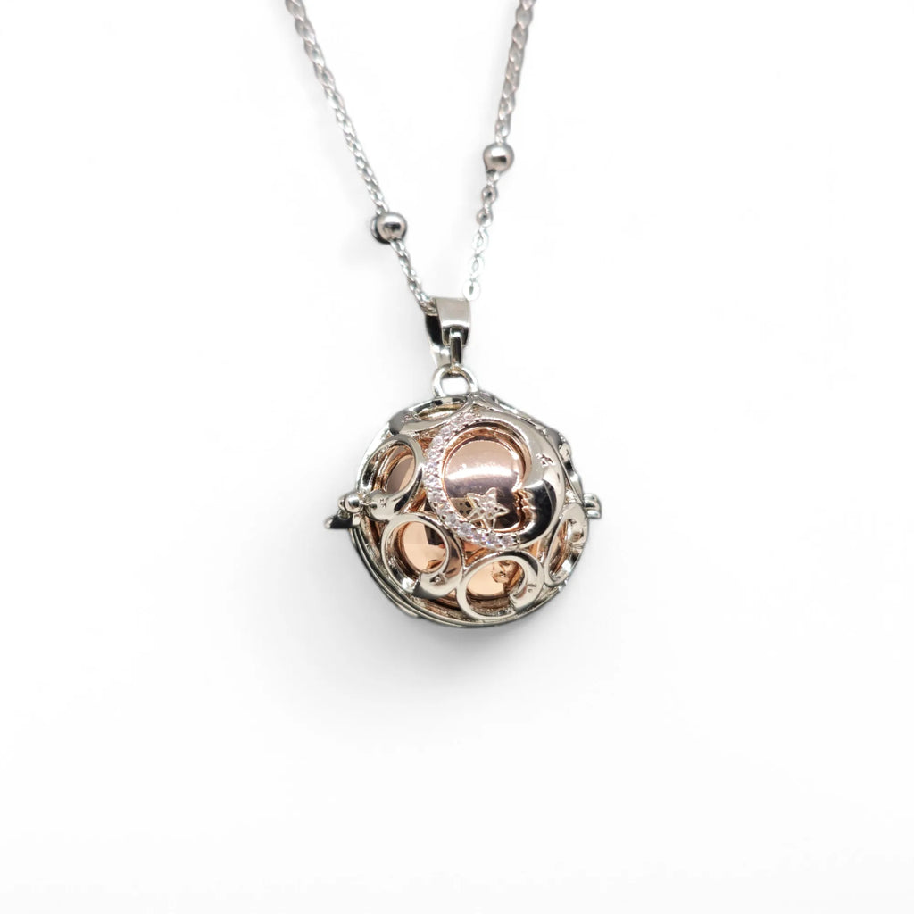 Collana Chiama Angeli in Acciaio Inox Gioiello Spiritualità e Protezione