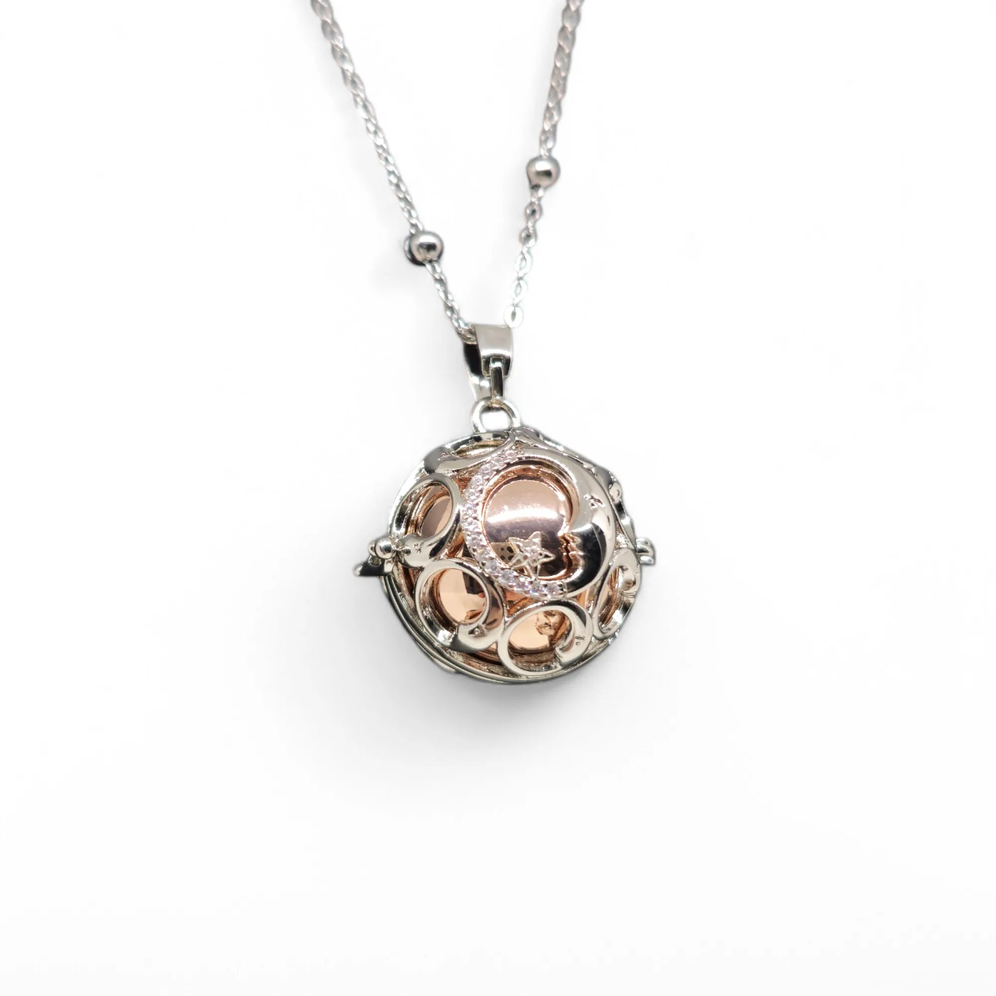 Collana Chiama Angeli in Acciaio Inox Gioiello Spiritualità e Protezione