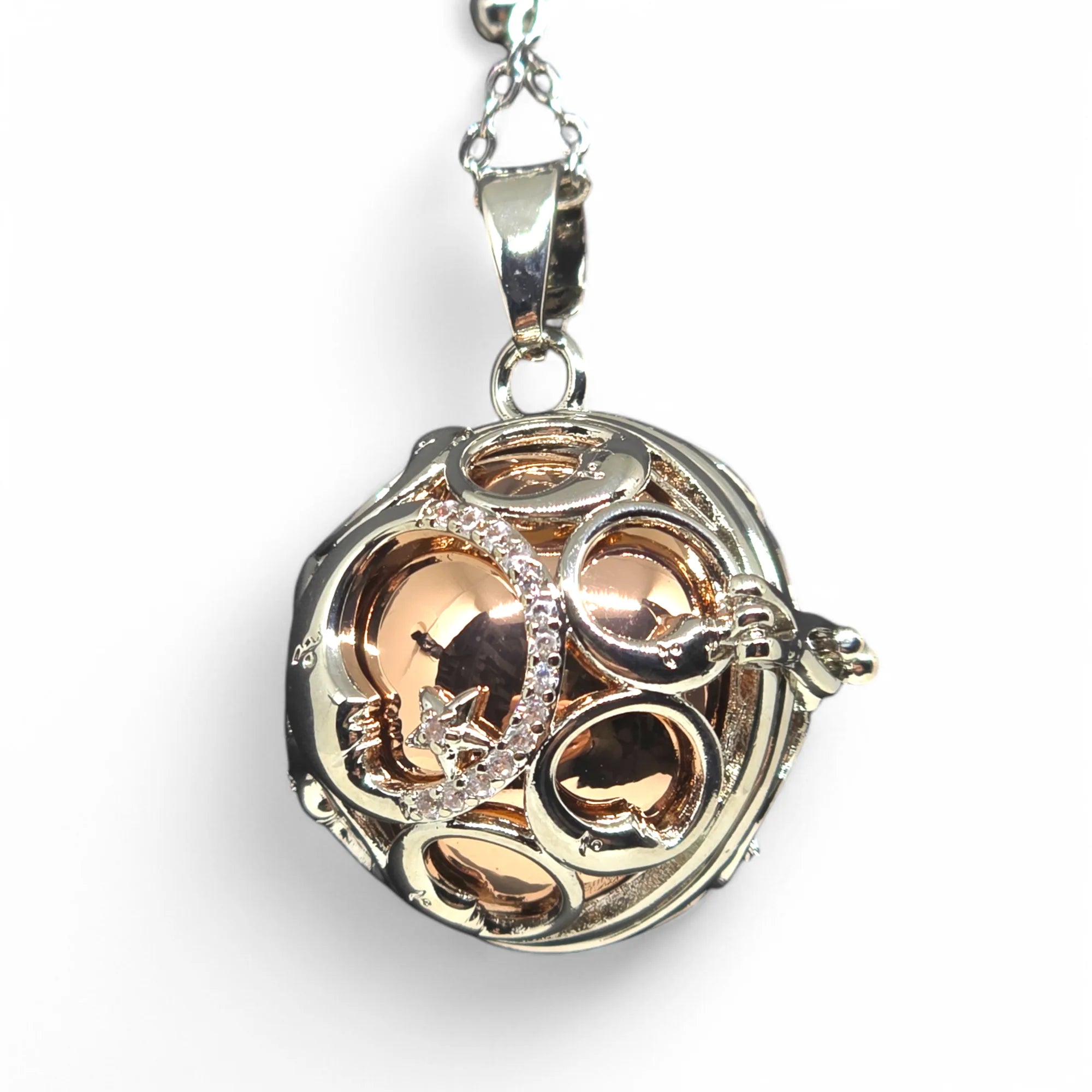 Collana Chiama Angeli in Acciaio Inox Gioiello Spiritualità e Protezione