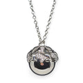 Collana Chiama Angeli in Acciaio Inox con Cuori Zirconati