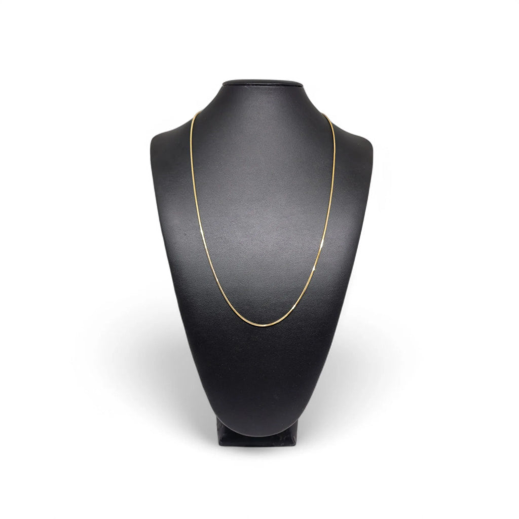 Collana Coda di topo unisex in oro giallo 18 kt 750