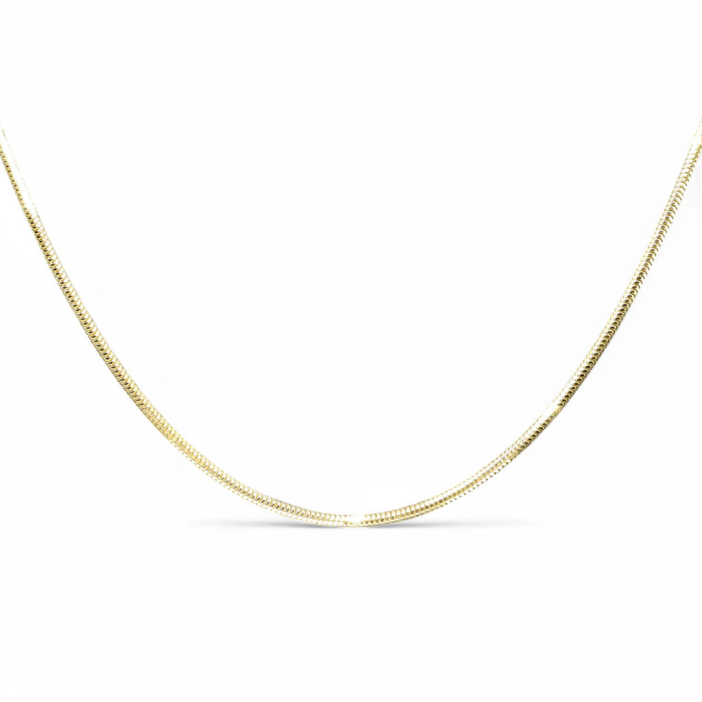 Collana Coda di topo unisex in oro giallo 18 kt 750