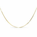Collana Coda di topo unisex in oro giallo 18 kt 750