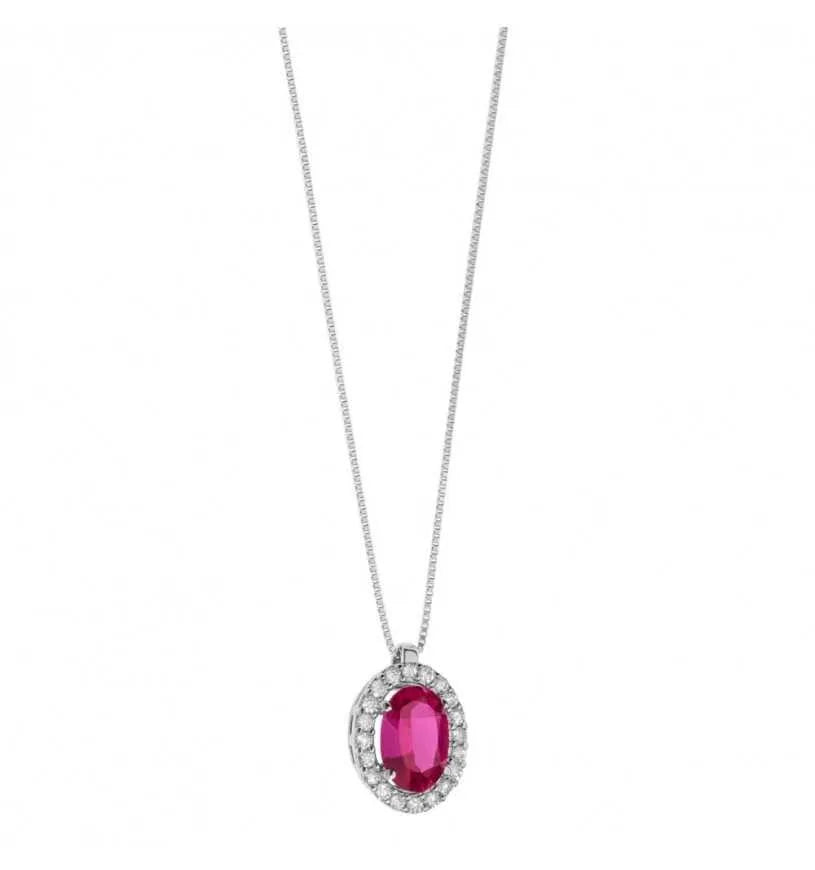 Collana Comete Gioielli Storia di luce rubino donna GLB 1433