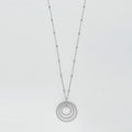 Kette Damen Kiara Lang Collier mit Steinen KCLD3870B