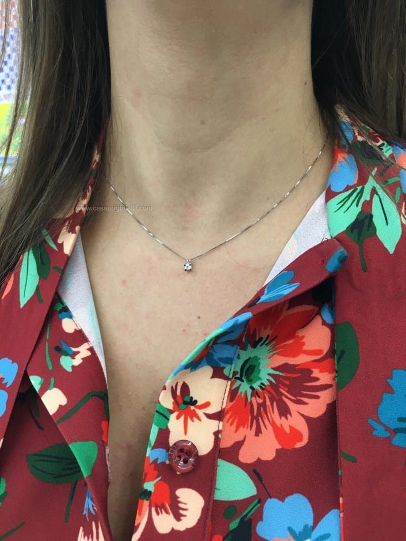 Collana Donna Oro Punto Luce DHPL7173.008 collezione Essenza