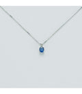 Collana Donna Yukiko 9Kt Zaffiro 0,43 Ct E Diamanti 0,01 Ct cld3705yvx