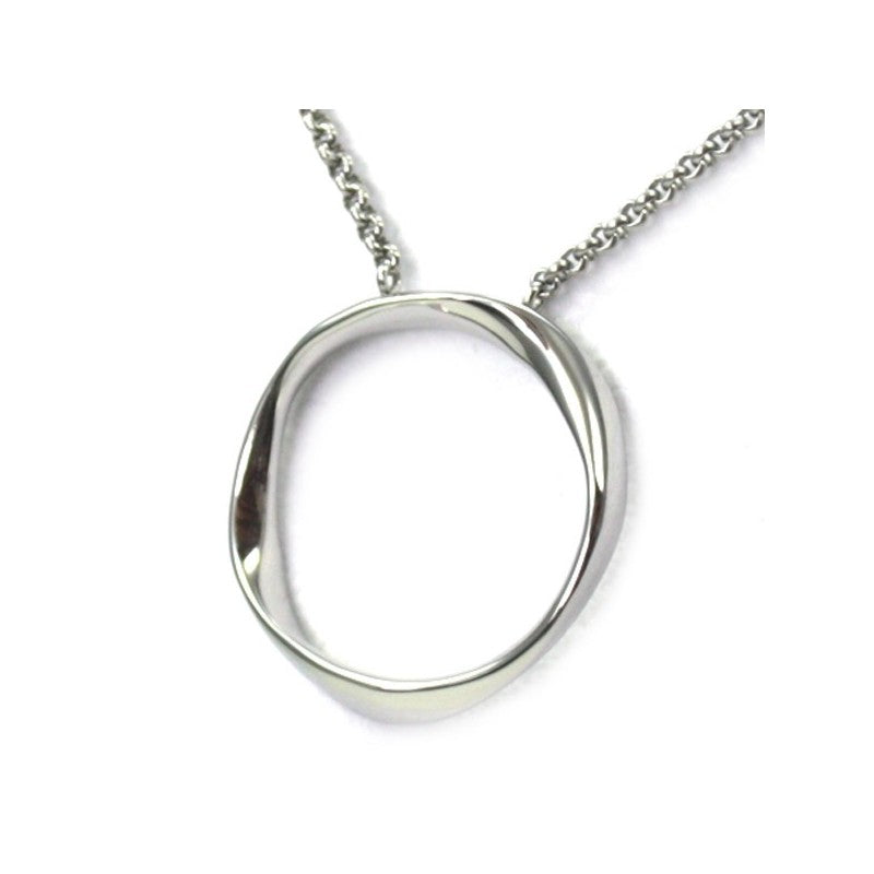 Collana Fossil donna con ciondolo cerchio in acciaio JF86576