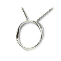 Collana Fossil donna con ciondolo cerchio in acciaio JF86576