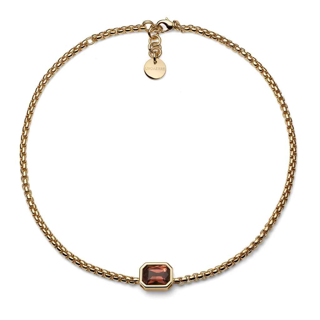 Collana Joya cristallo marrone Unoaerre donna 2830