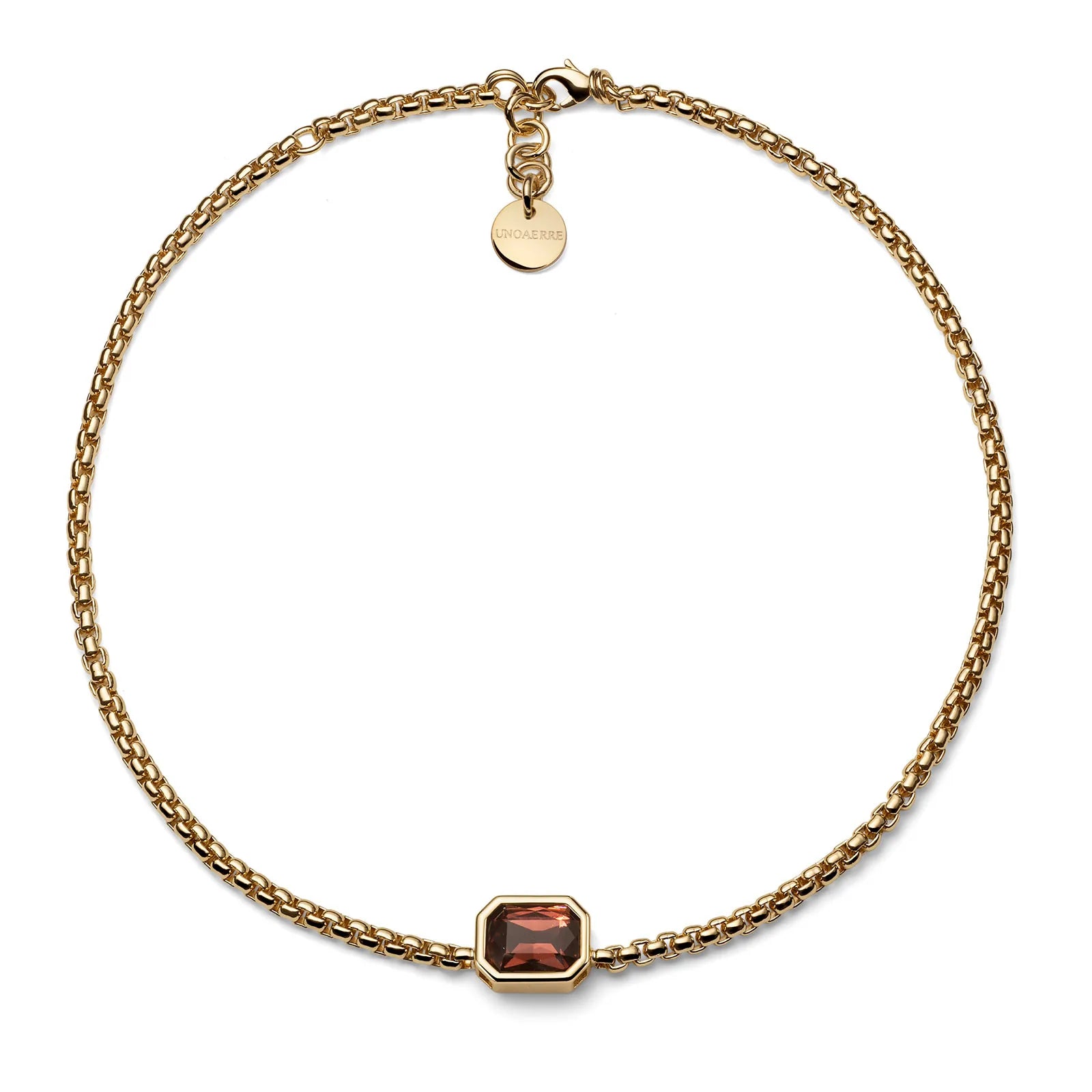 Collana Joya cristallo marrone Unoaerre donna 2830