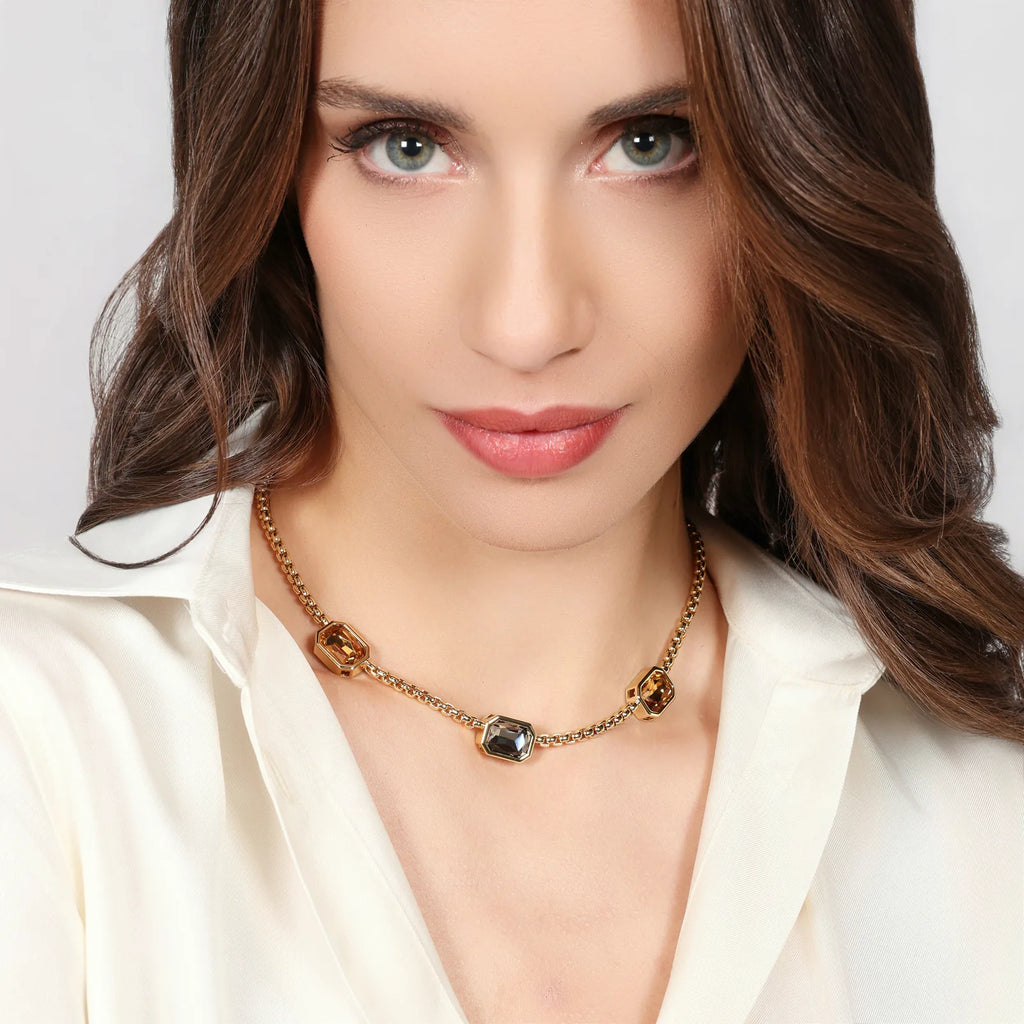 Collana Joya tre cristalli Unoaerre donna 2826