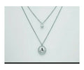 Collana Kiara con la lettera e punto luce kcld3905b-a
