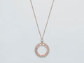Collana Kiara design collier donna in ottone rosato e cristalli KCLD3904R