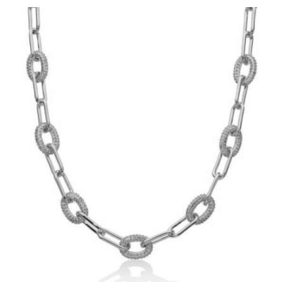 Collana Kiara donna collier in ottone dorato e zirconi kcld3946b