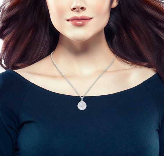 Collana Lady Phantasya Acciaio e Cristalli