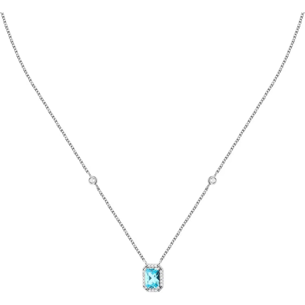 Collana Morellato in argento con pendente azzurro SAIW315