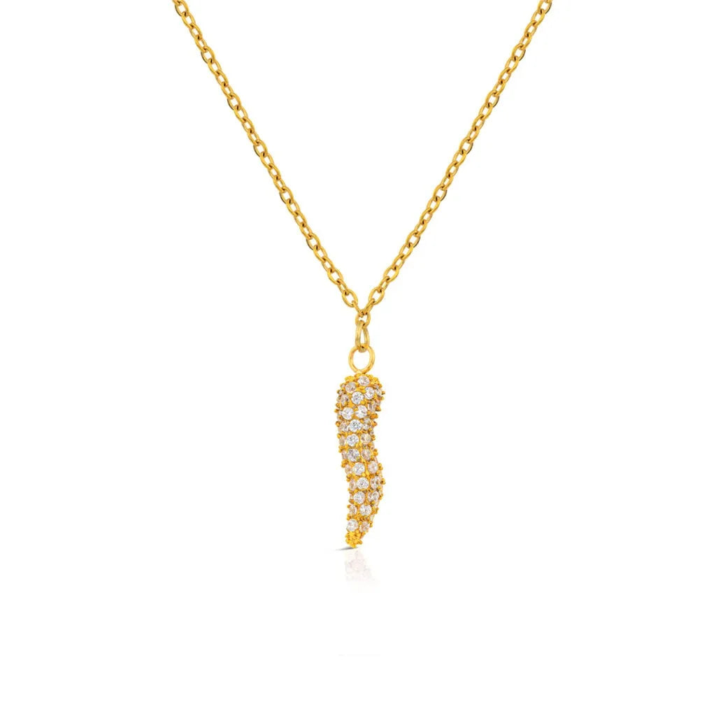 Collana Ops donna con ciondolo cornetto portafortuna OPSCL-1016