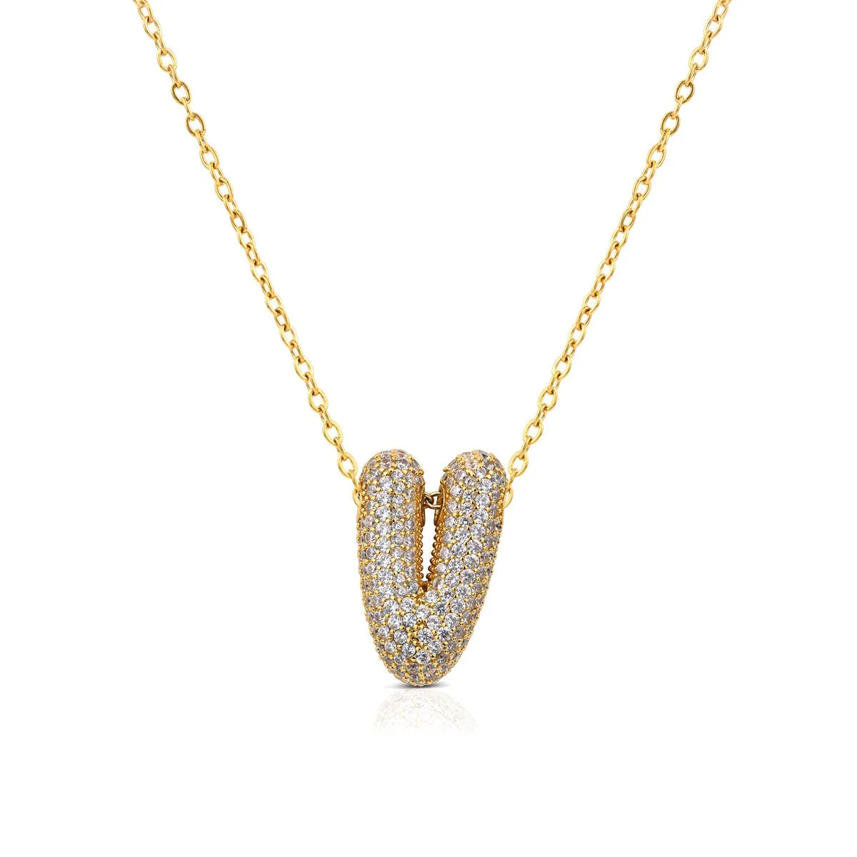 Collana Ops donna con ciondolo lettera V OPSCL-1035