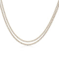 Collana Ops donna tennis in acciaio dorato OPSCL-948