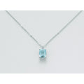 Collana Oro Yukiko cld4110yx con Topazio azzurro e diamanti