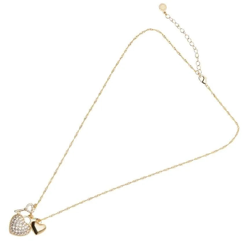 Collana Ottaviani cuore zirconi bianchi 501275c