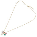 Collana Ottaviani dorata con cubic zirconia e perle 500885c