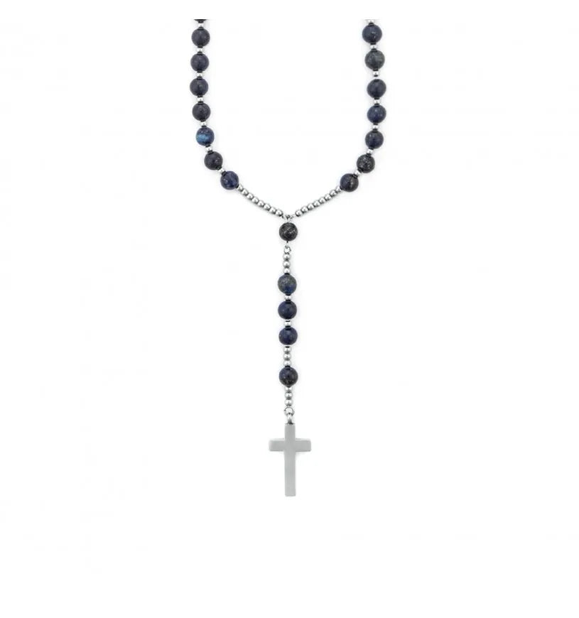 Collana Rosario Uomo in Acciaio - 4US Cesare Paciotti 4ucl7492