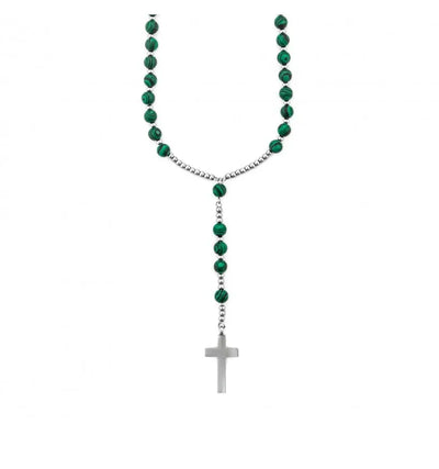 Collana Rosario Uomo in Acciaio - 4ucl7496