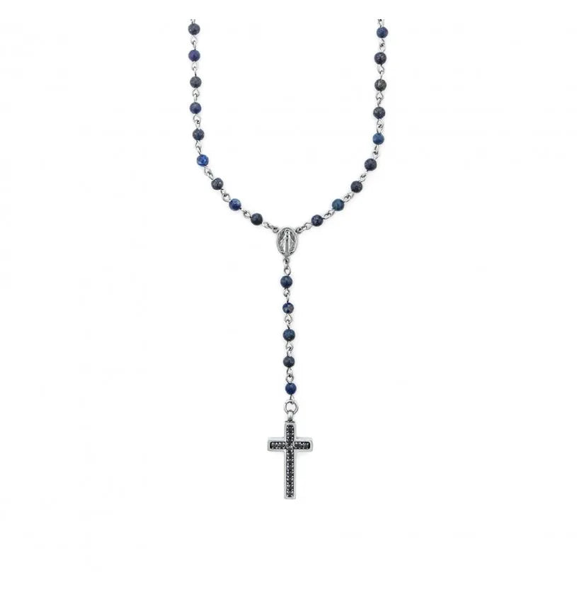 Collana Rosario Uomo in Acciaio 4ucl7500