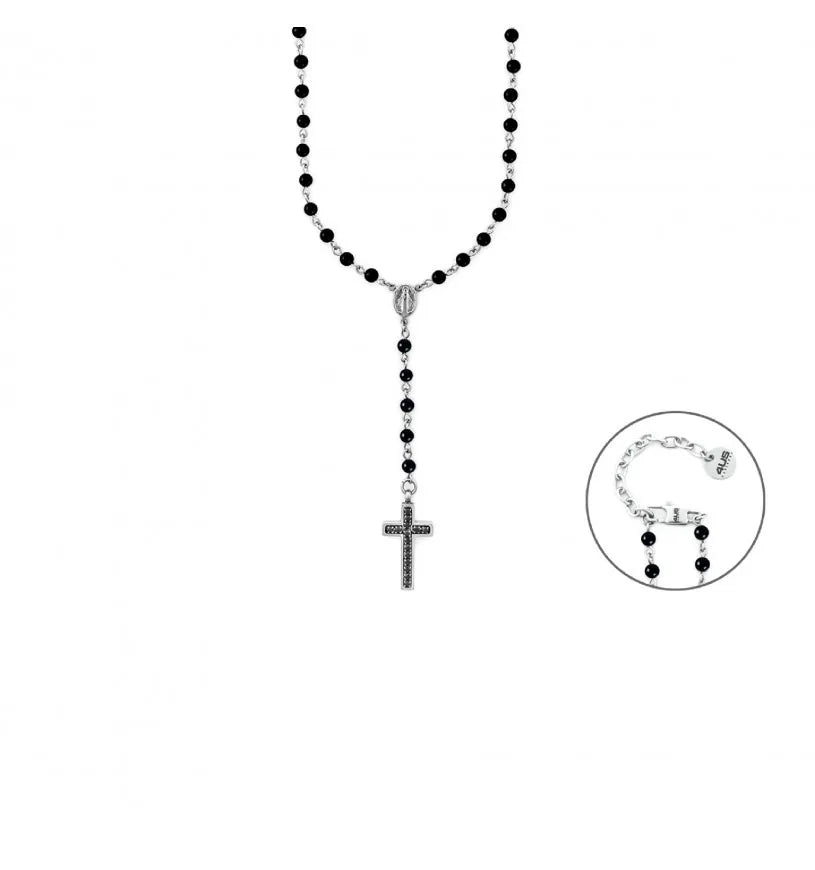 Collana Rosario Uomo in Acciaio 4ucl7502