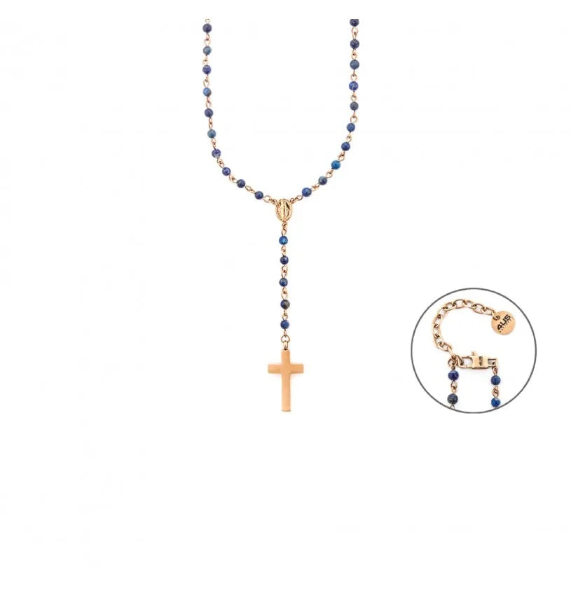 Collana Rosario Uomo in Acciaio 4ucl7507
