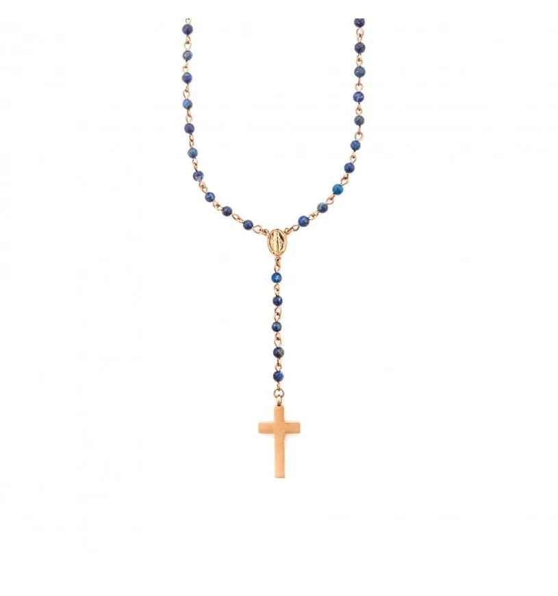 Collana Rosario Uomo in Acciaio 4ucl7505