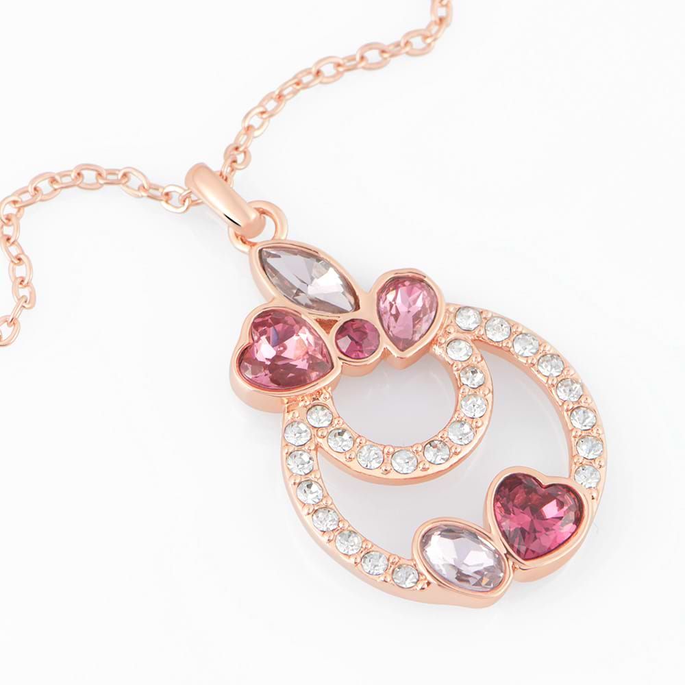 Collana Stroili donna violet bijoux e cristalli rosa 1674353