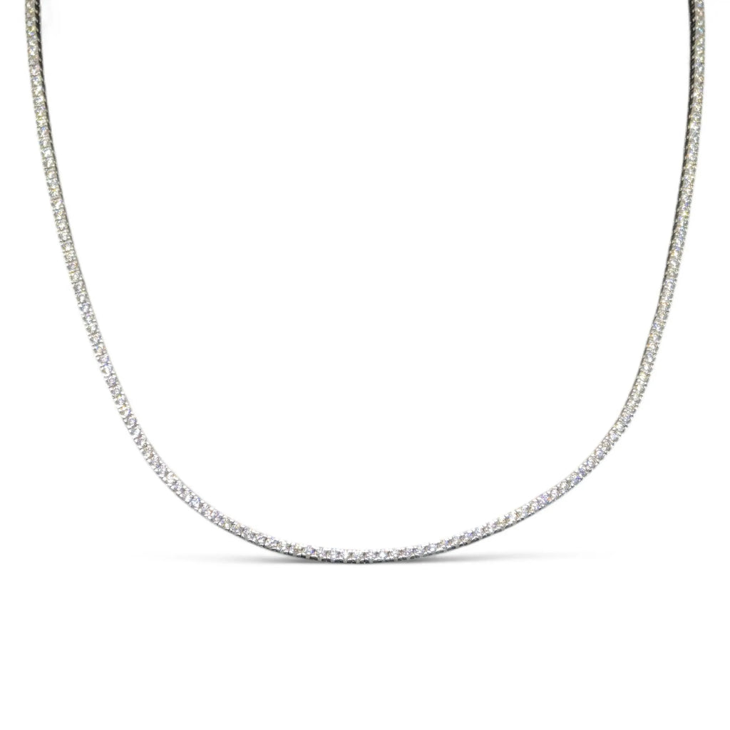 Collana Tennis da Donna in Oro 18kt con Zirconi – Girocollo Elegante