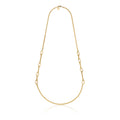 Collana Unoaerre donna lunga maglie ovali alternate 2376