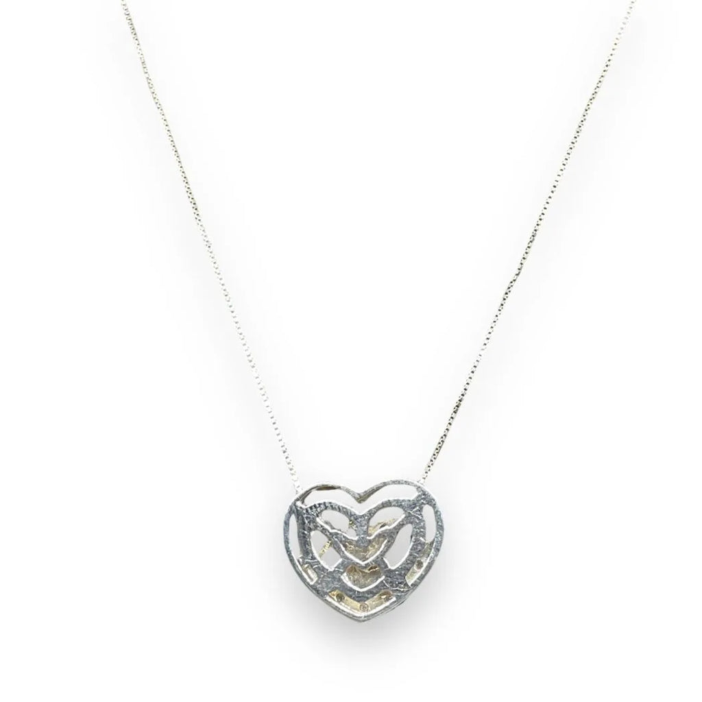 Collana Veneziana con Cuore di Diamanti